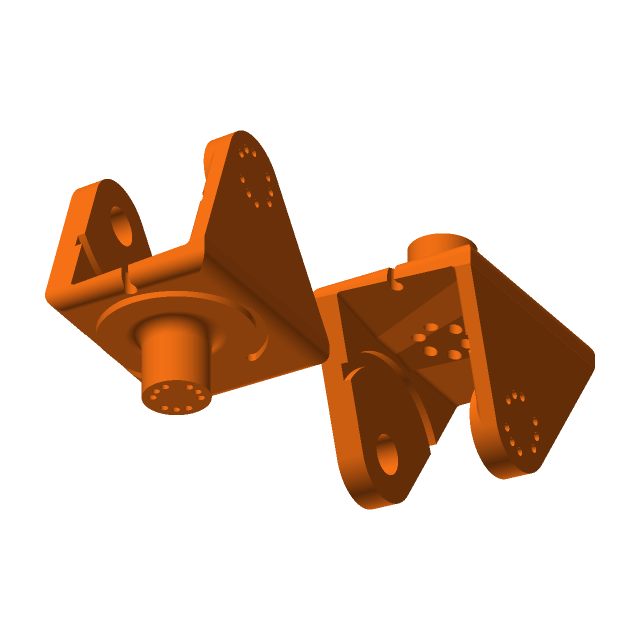 LeRobot humanoid — hip x (roll) printed set